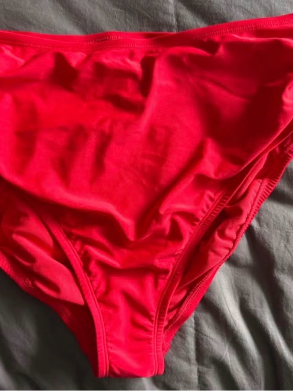 Kensie Bright Red Bikini swim bottom